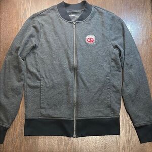 Sport-Tek Black and Gray Zip-Up Jacket